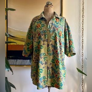 VTG 90s UNIONBAY Men’s Abstract Floral Shirt